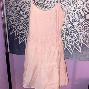 Light pink spaghetti strap dress